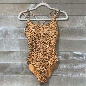 Luna Tuccini animal print one piece size 2